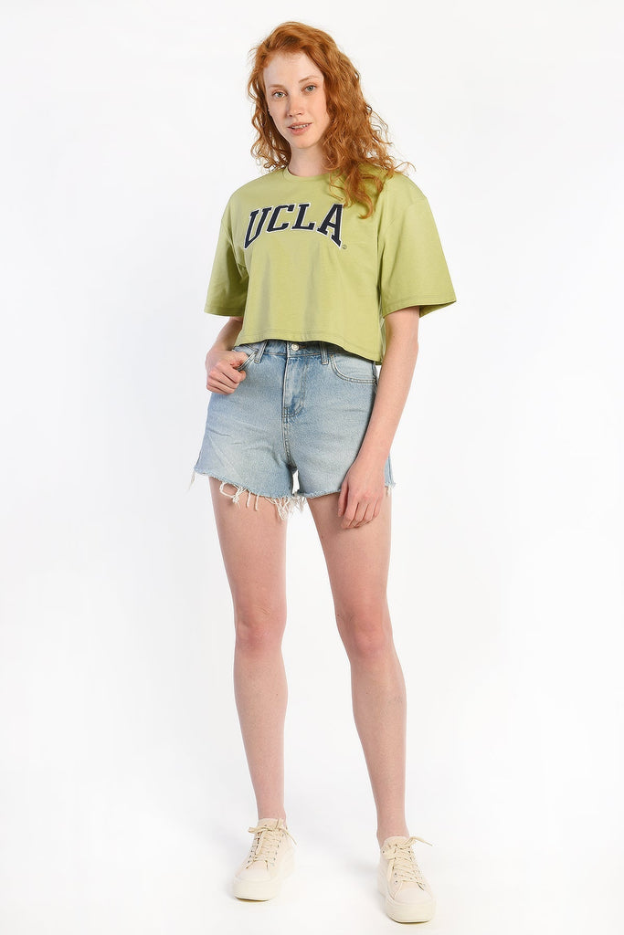 UCLA zelena ženska majica (10175-SAGE) 4