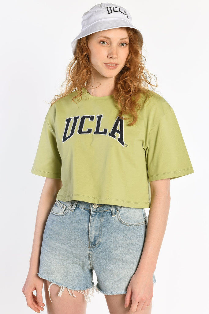 UCLA zelena ženska majica s kratkim rukavima