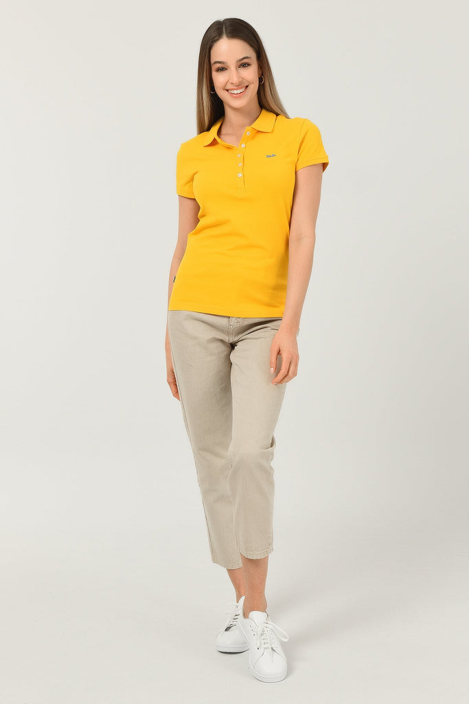 UCLA žuta ženska majica s kratkim rukavima