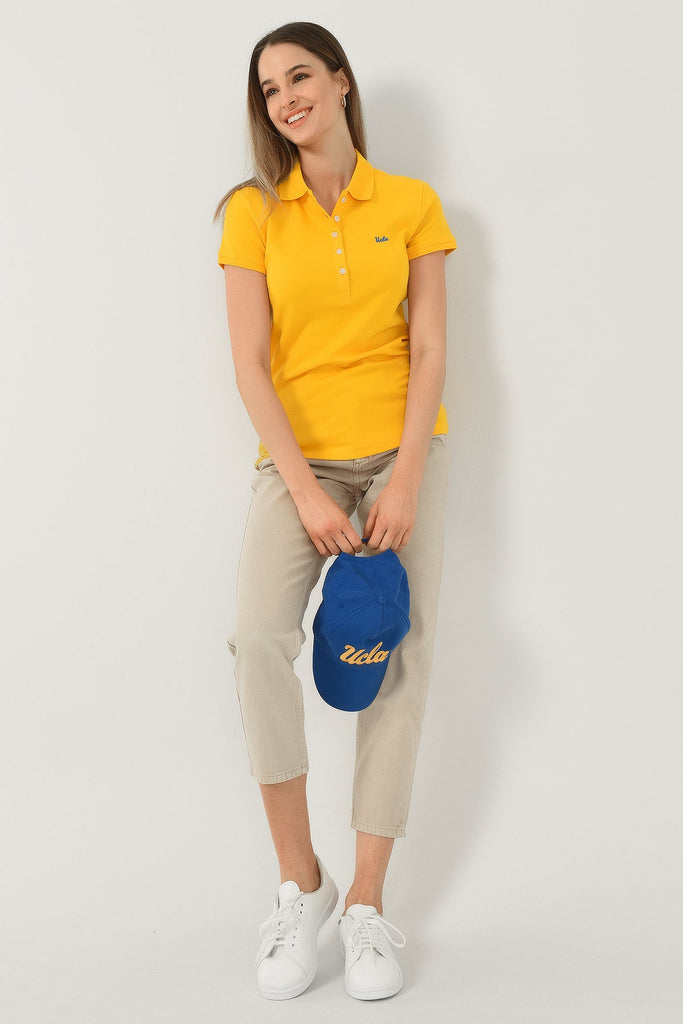 UCLA žuta ženska majica s kratkim rukavima