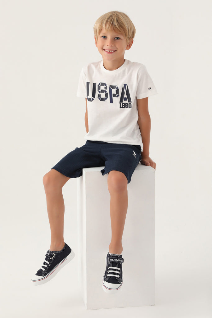 U.S. Polo Assn. bijeli komplet za dječake s brojem 1890-[SKU]