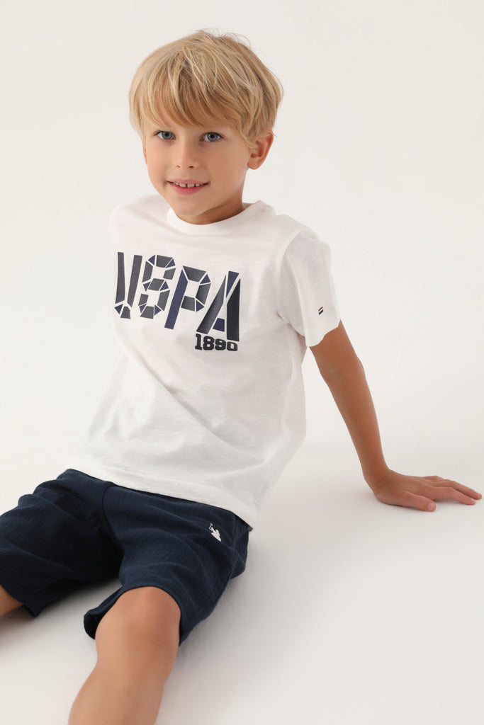 U.S. Polo Assn. bijeli komplet za dječake s brojem 1890-[SKU]