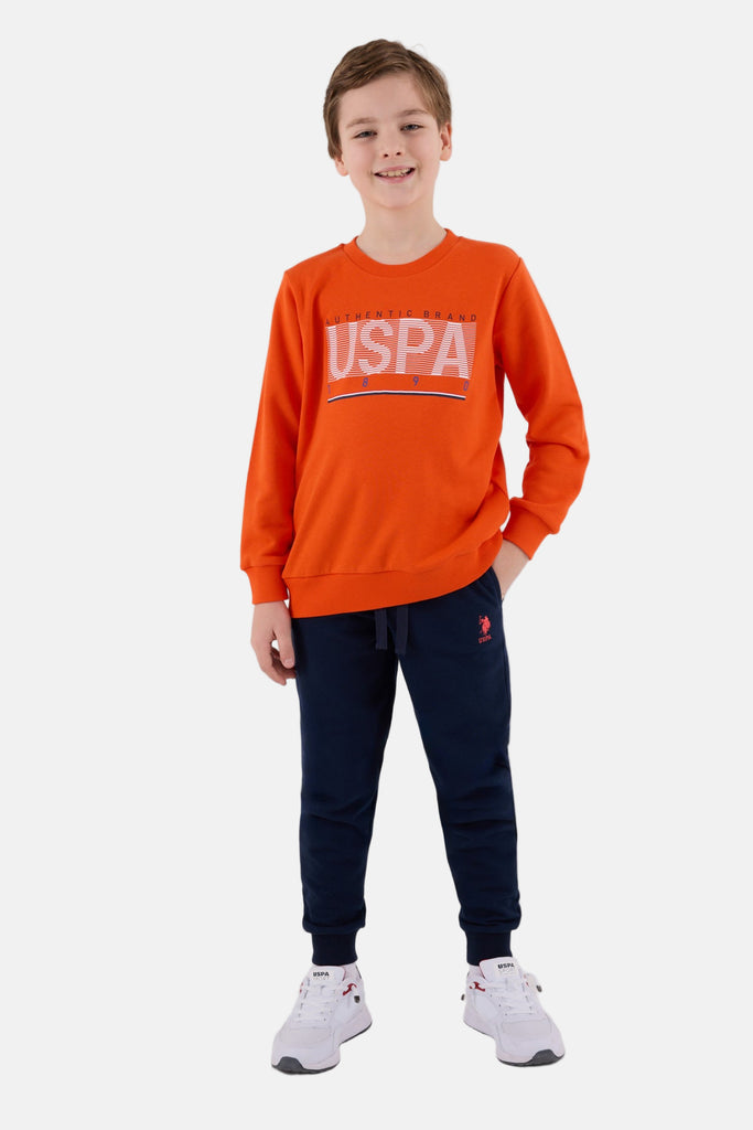 U.S. Polo Assn. narandžasta sportska trenerka za dječake-[SKU]