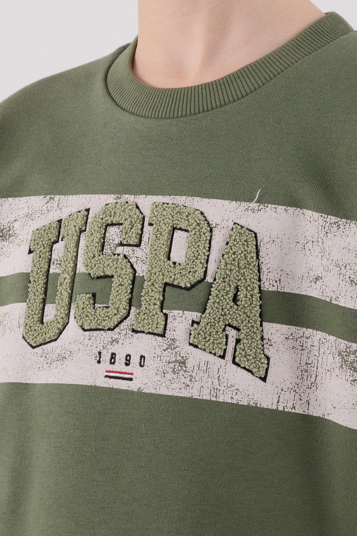 U.S. Polo Assn. zelena trenerka za dječake s natpisom