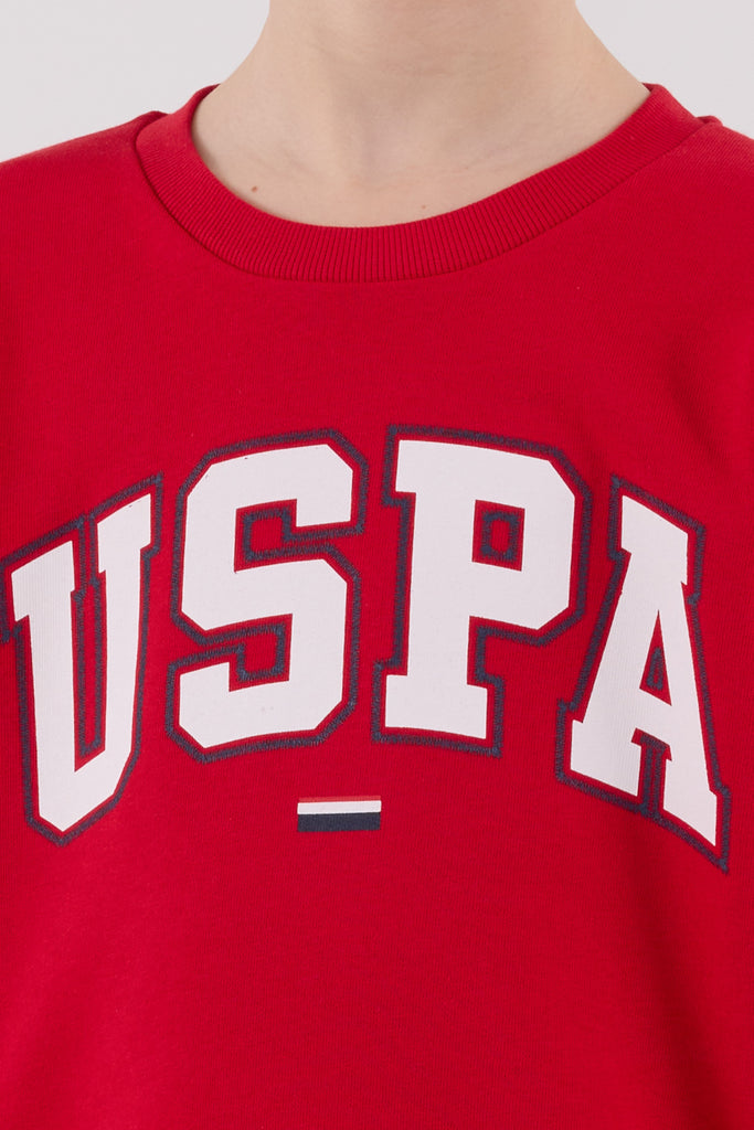 U.S. Polo Assn. crvena trenerka za dječake sa bijelim logom-[SKU]