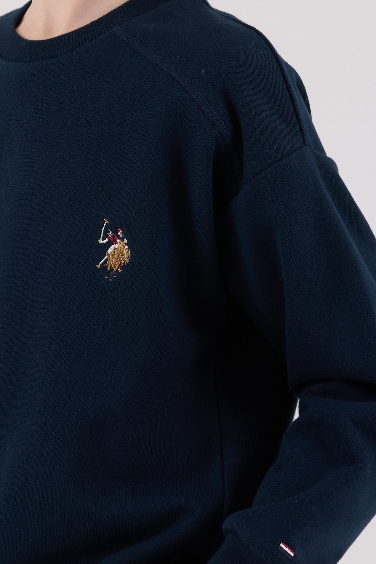 U.S. Polo Assn. teget plava trenerka za dječake s malim vezenim logom