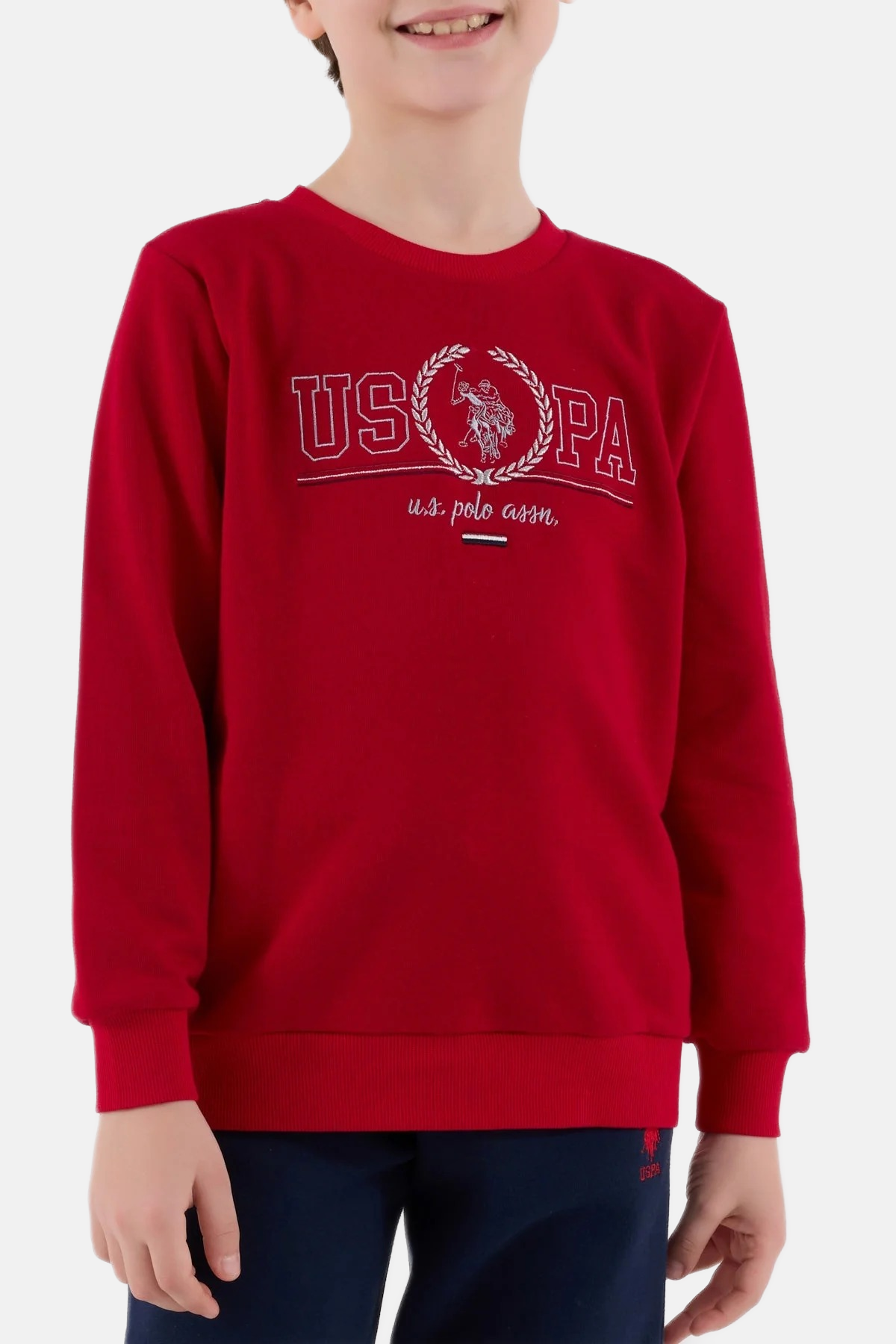 U.S. Polo Assn. crvena trenerka za dječake s dugim rukavima