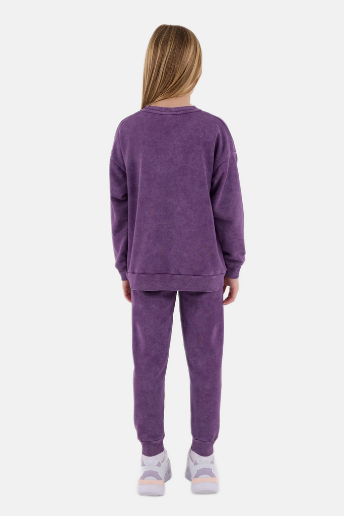 U.S. Polo Assn. ljubičasta trenerka za djevojčice sa diskretnim logom-[SKU]