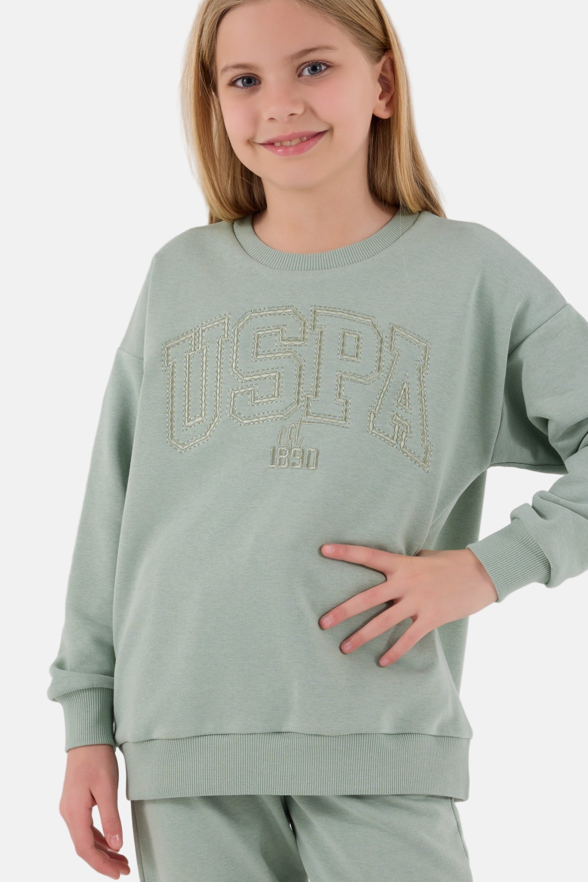 U.S. Polo Assn. zelena sportska trenerka za djevojčice