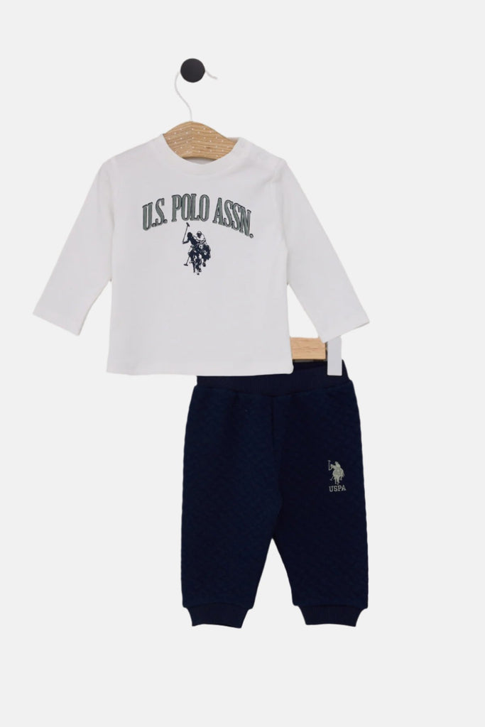 U.S. Polo Assn. plava sportska trenerka za dječake s uzorkom-[SKU]