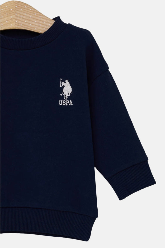 U.S. Polo Assn. plava sportska trenerka za dječake sa diskretnim logom-[SKU]