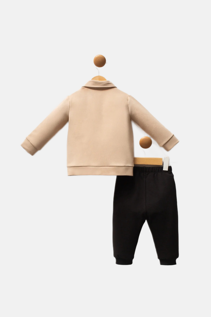 U.S. Polo Assn. bež trenerka za dječake sa majicom-[SKU]