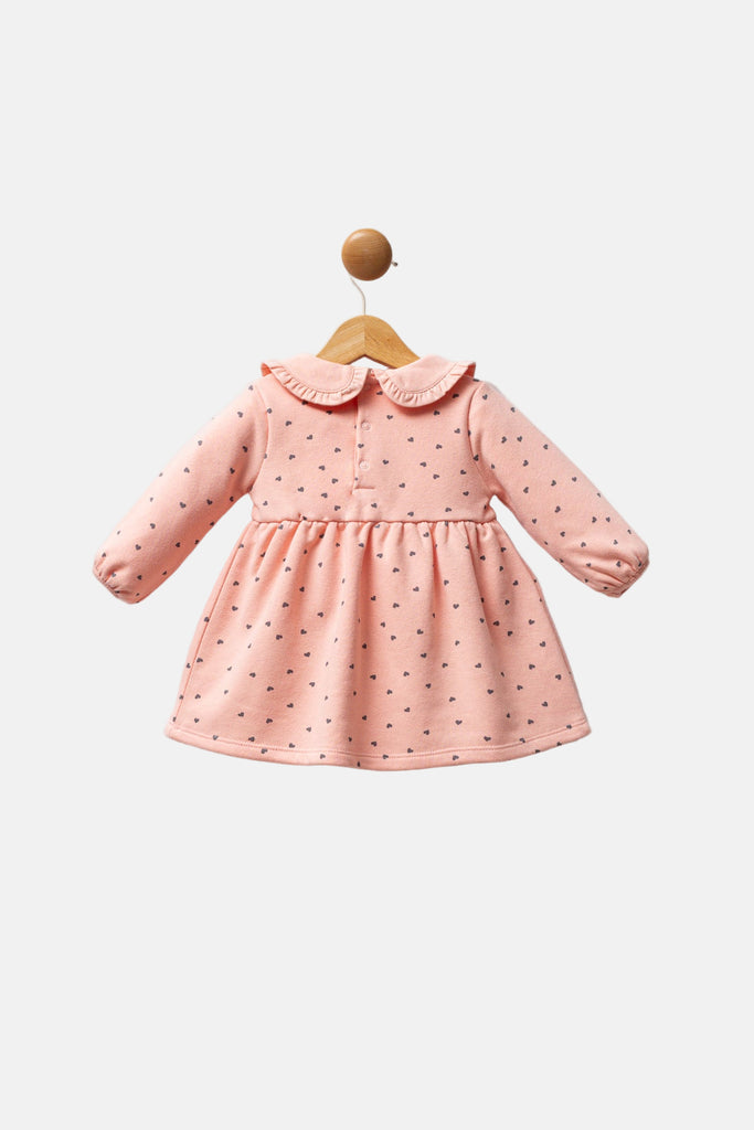 U.S. Polo Assn. koral haljina za bebe sa sitnim detaljima-[SKU]