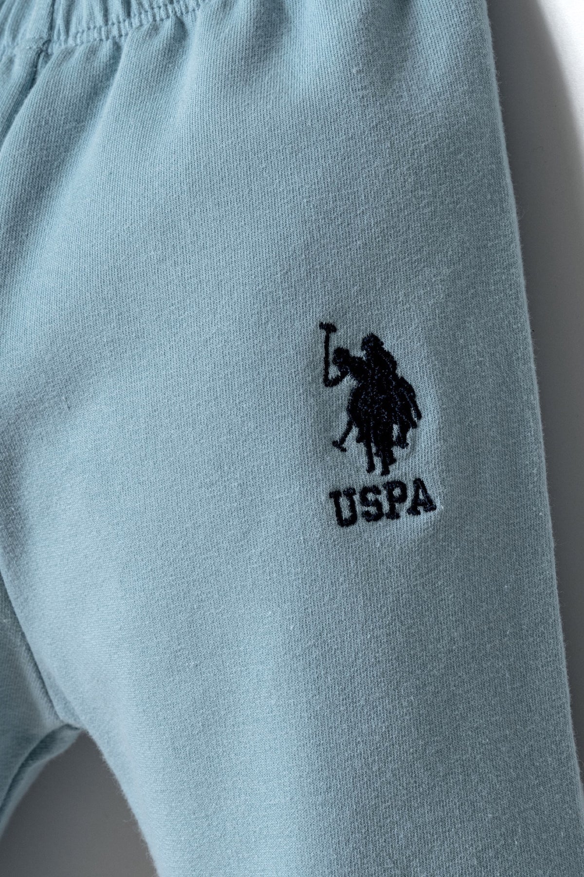 U.S. Polo Assn. svijetloplava trenerka za bebe s kapuljačom