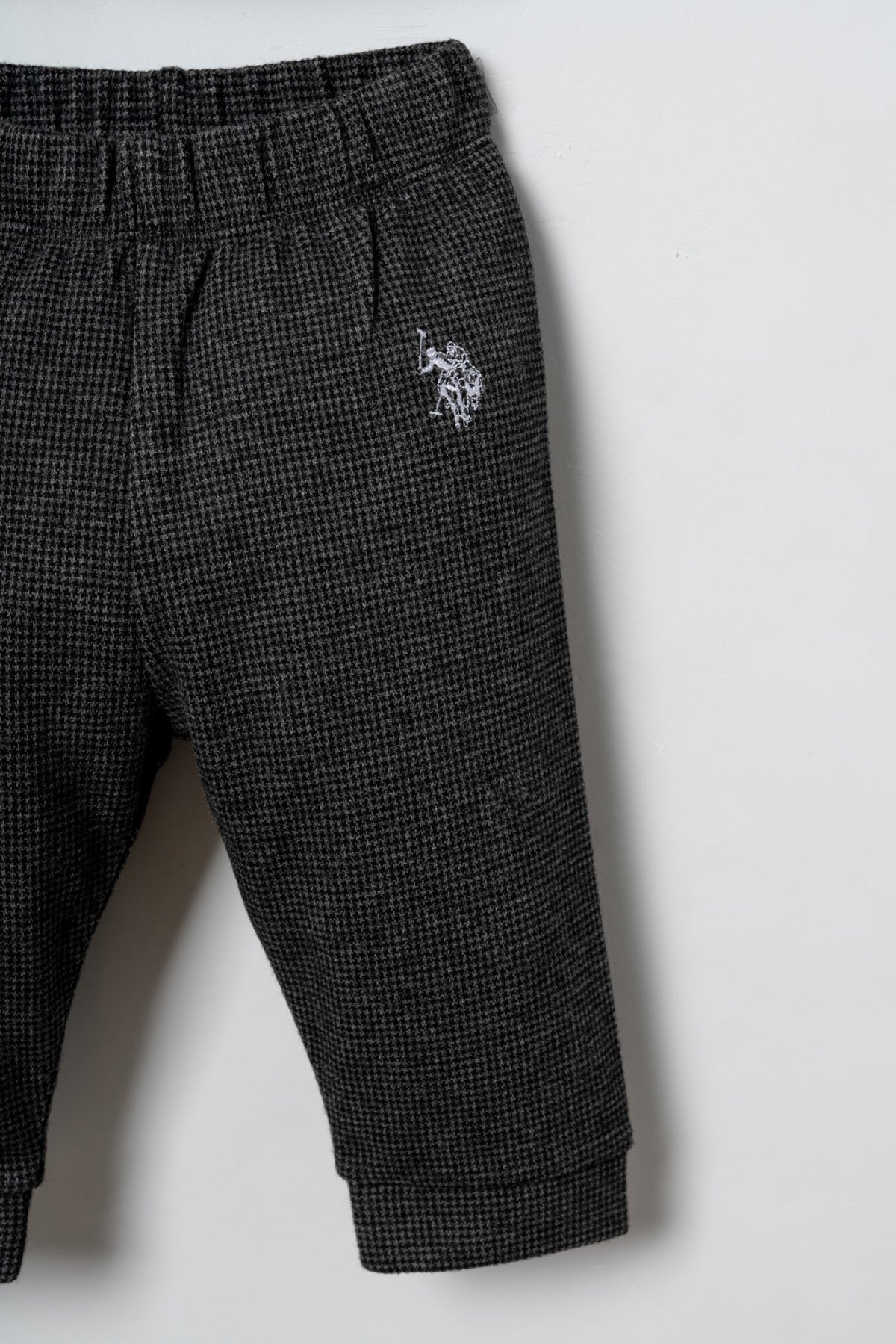U.S. Polo Assn. bordo komplet trenerke za bebe s dukserom na kopčanje