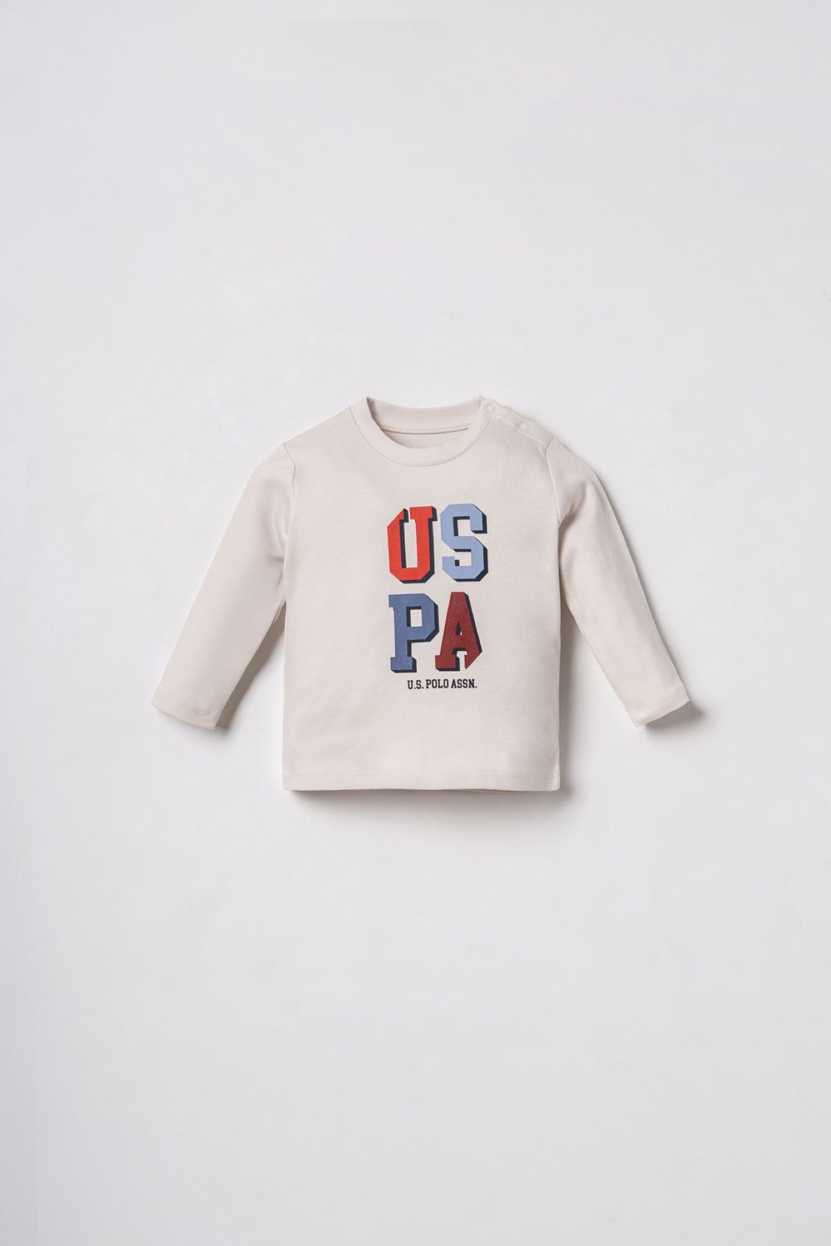 U.S. Polo Assn. crveni komplet trenerke za bebe od 3 dijela s teget hlačama