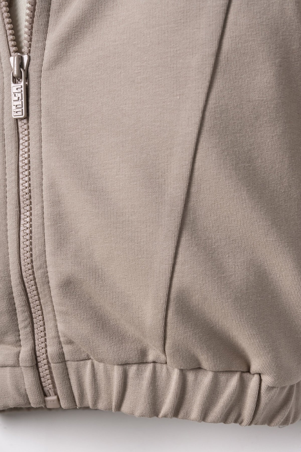 U.S. Polo Assn. bež komplet trenerke za bebe od 3 dijela s kapuljačom