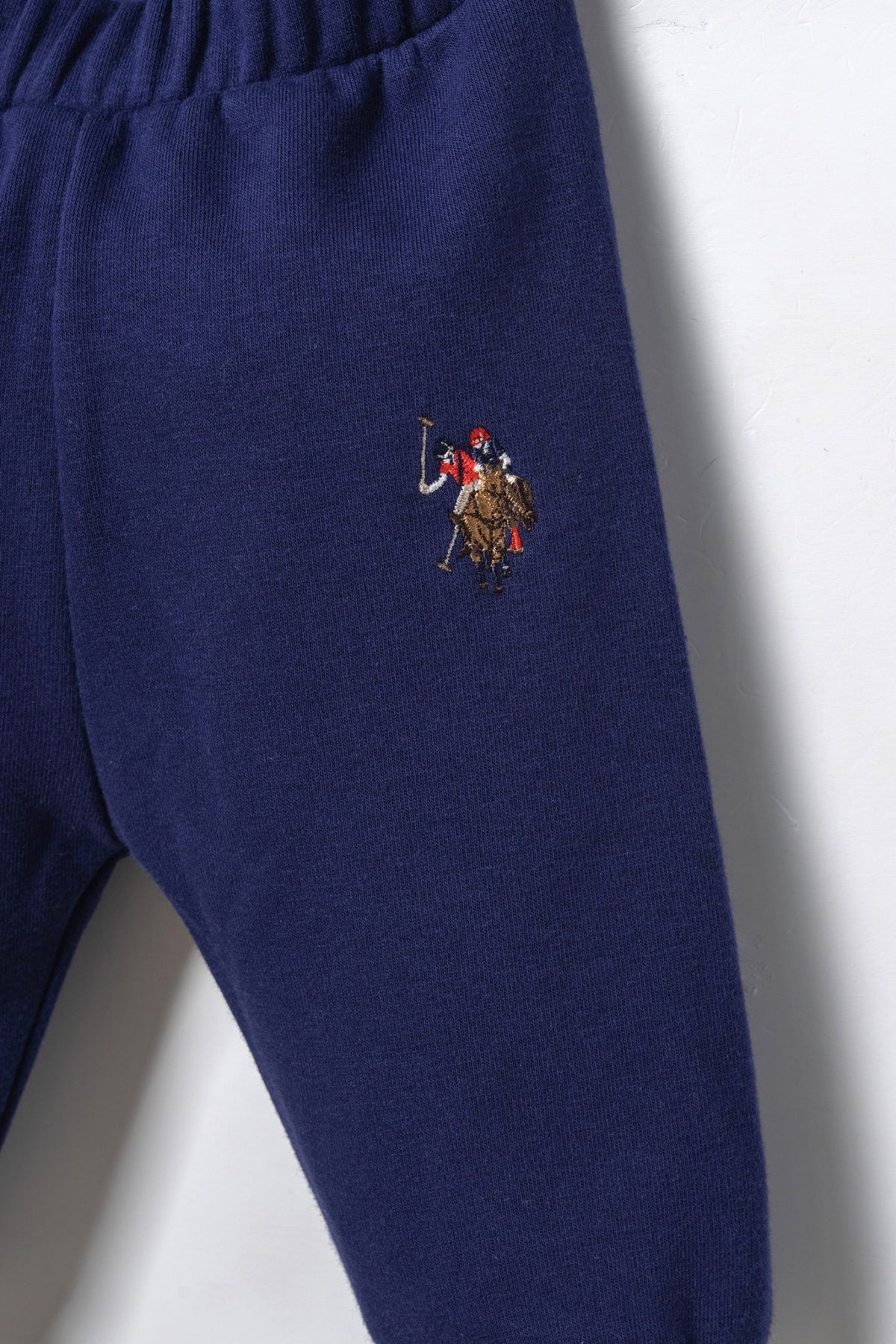 U.S. Polo Assn. teget komplet trenerke za bebe od 3 dijela s bijelom bordurom