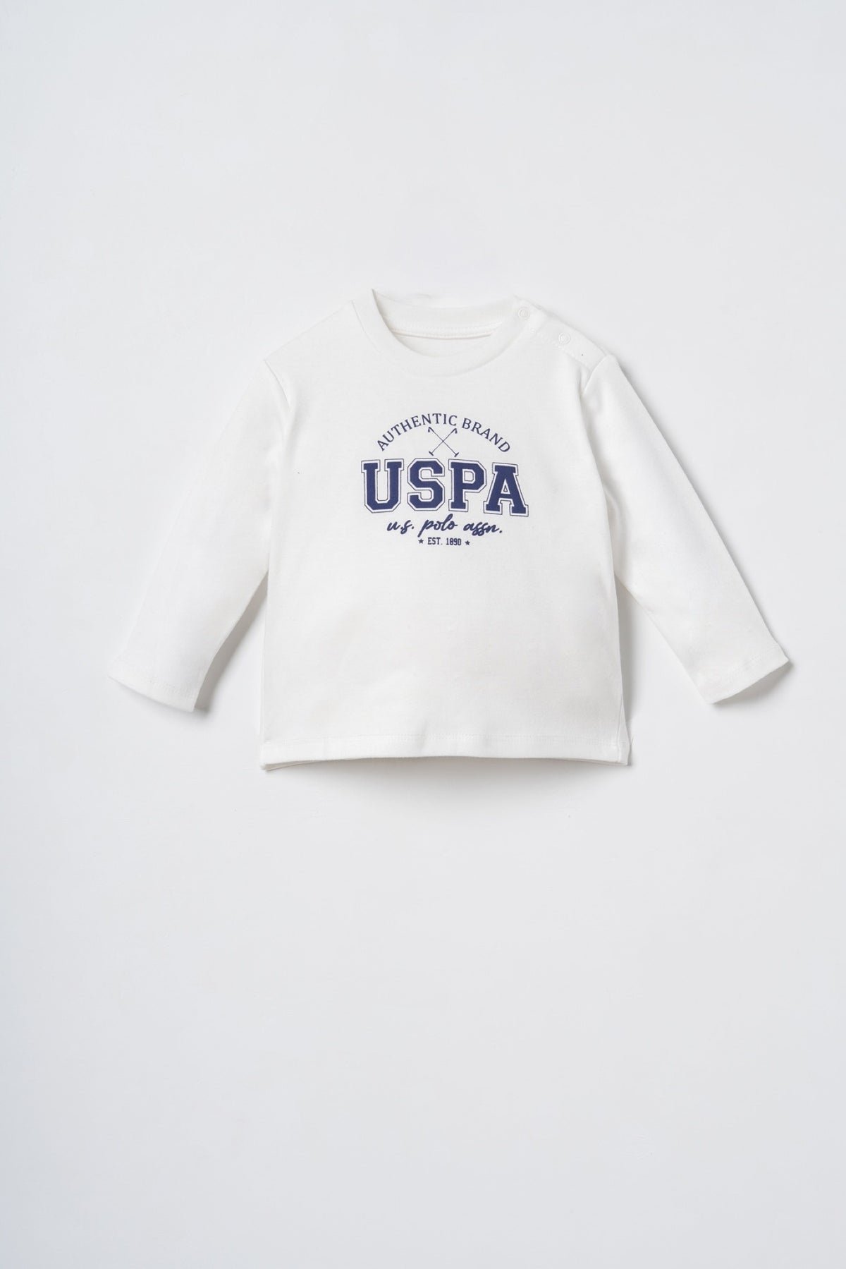 U.S. Polo Assn. teget komplet trenerke za bebe od 3 dijela s bijelom bordurom