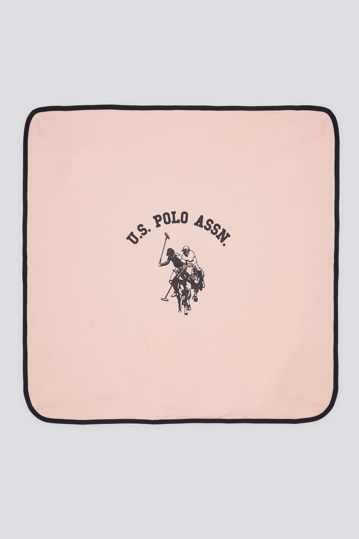 U.S. Polo Assn. pink pokrivač za bebe s motivom konja
