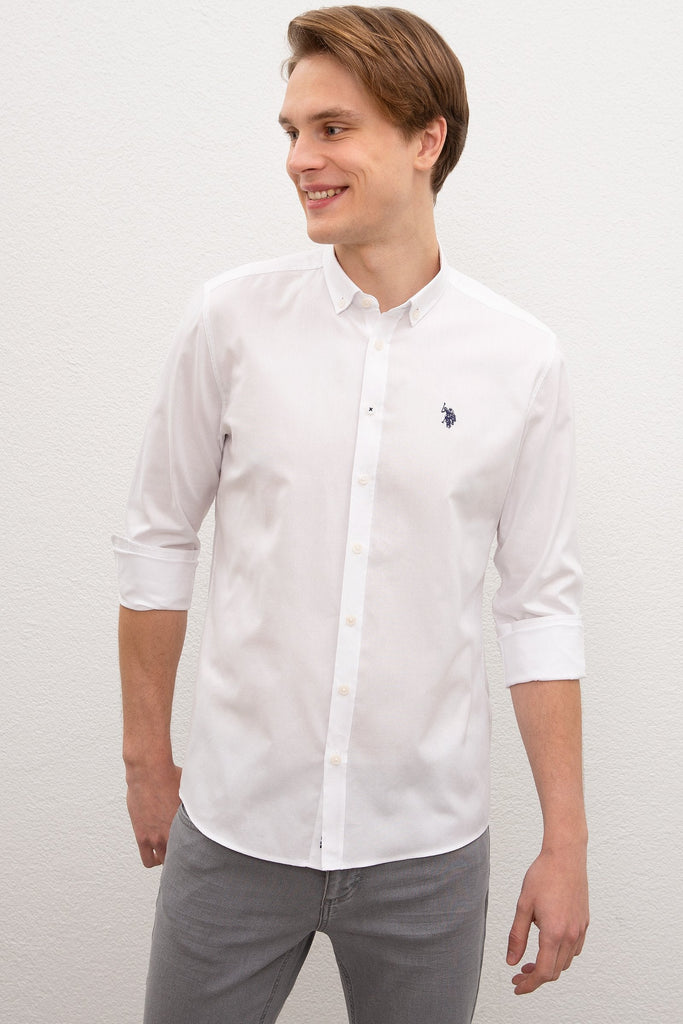 U.S. Polo Assn. bijela muška košulja (813797VR013) 1