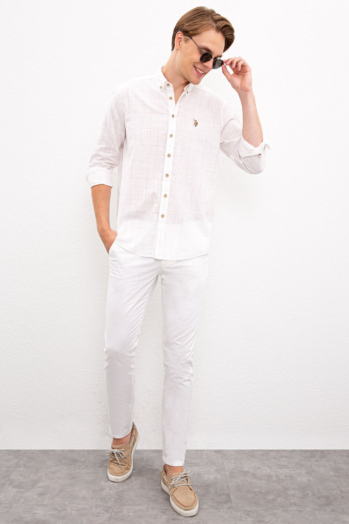 U.S. Polo Assn. bijela muška košulja (979334VR013) 4