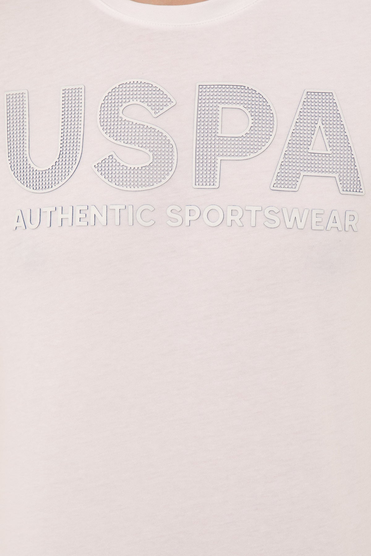 U.S. Polo Assn. bijela muška majica sa natpisom