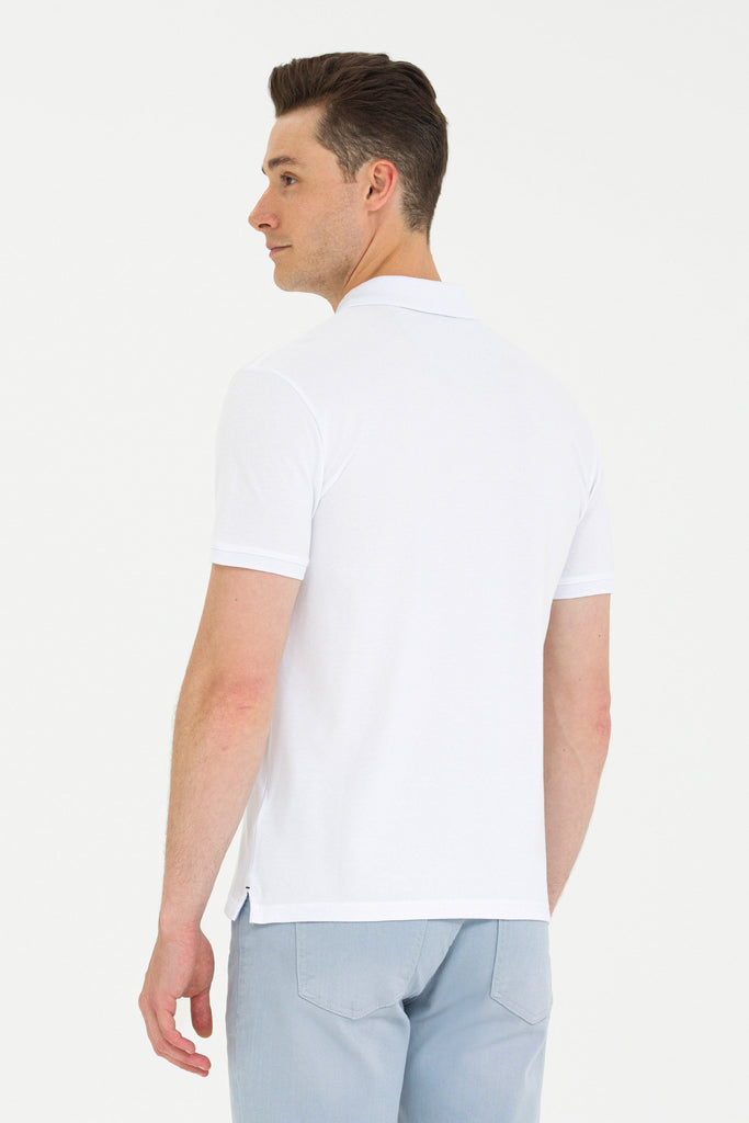 U.S. Polo Assn. bijela muška polo majica (1570945VR013) 2