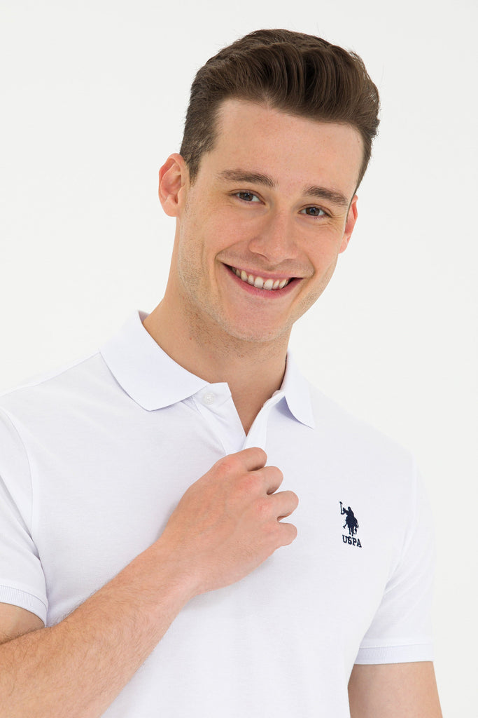 U.S. Polo Assn. bijela muška polo majica basic casual