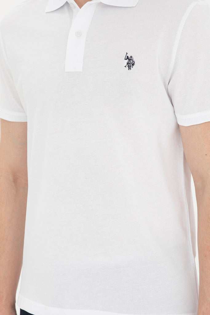 U.S. Polo Assn. bijela muška polo majica basic znak