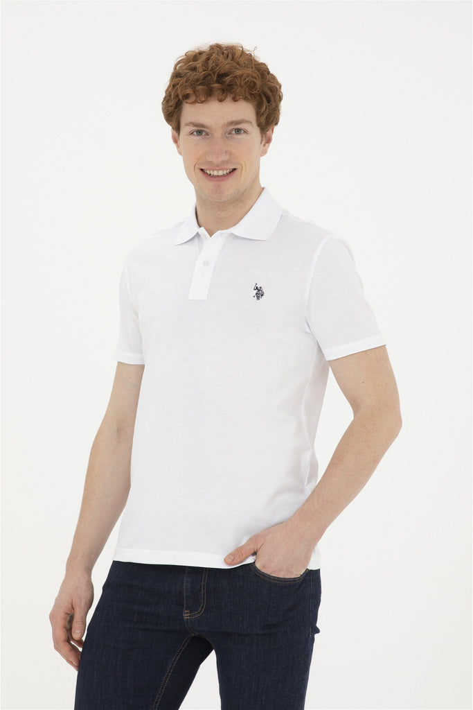 U.S. Polo Assn. bijela muška polo majica basic znak-[SKU]