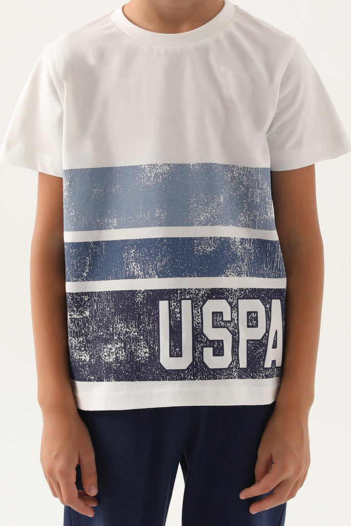 U.S. Polo Assn. plavo.bijela pidžama za dječake SKY