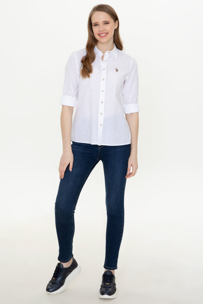 U.S. Polo Assn. bijela ženska košulja (1365341VR013) 4