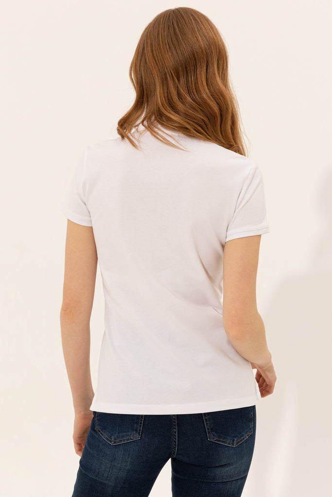 U.S. Polo Assn. bijela ženska majica (1359805VR013) 2