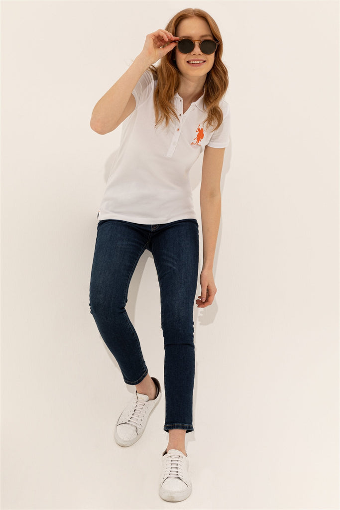 U.S. Polo Assn. bijela ženska majica (1359805VR013) 4