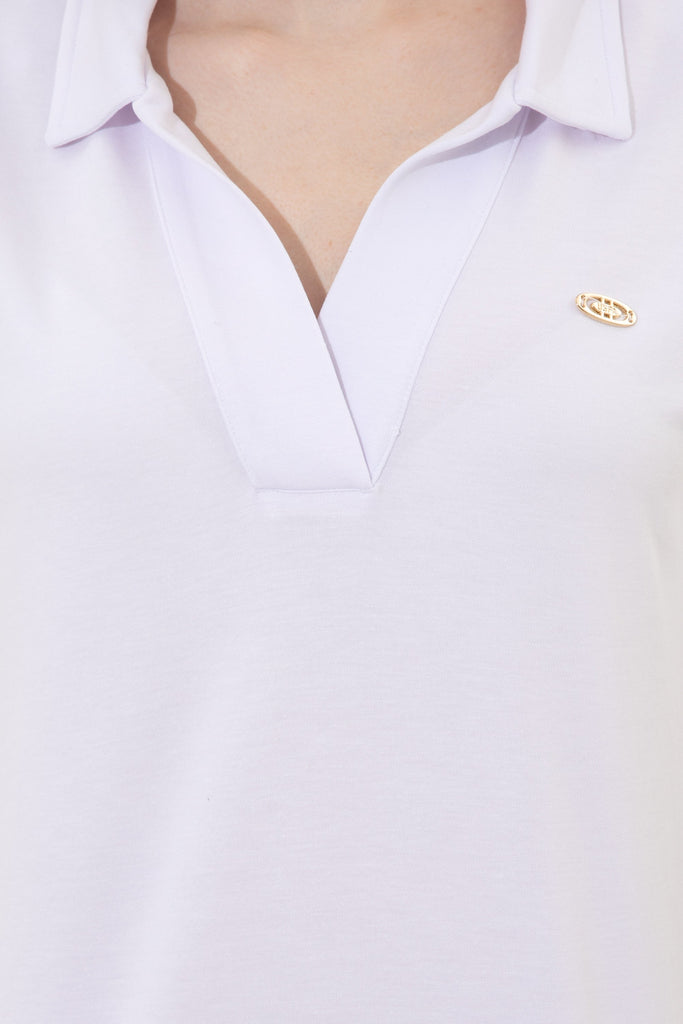 U.S. Polo Assn. bijela ženska majica (1368853VR013) 2