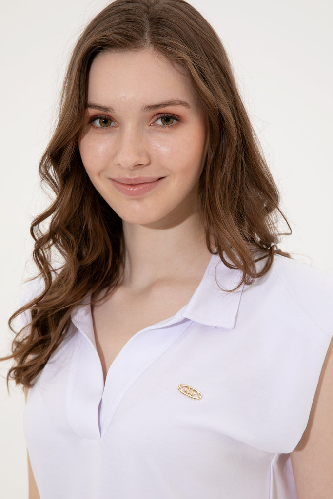 U.S. Polo Assn. bijela ženska majica (1368853VR013) 6