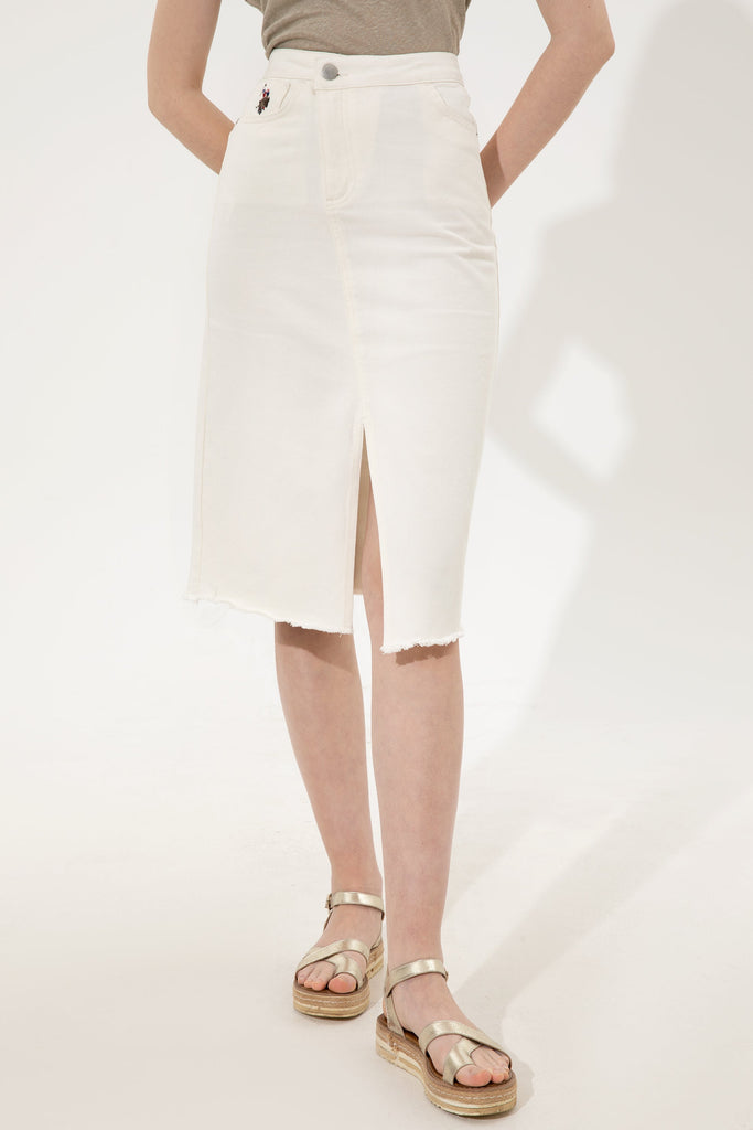 U.S. Polo Assn. bijela ženska suknja (1397962DN0015) 2