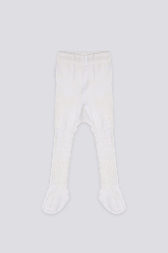U.S. Polo Assn. bijele pletene čarape za bebe