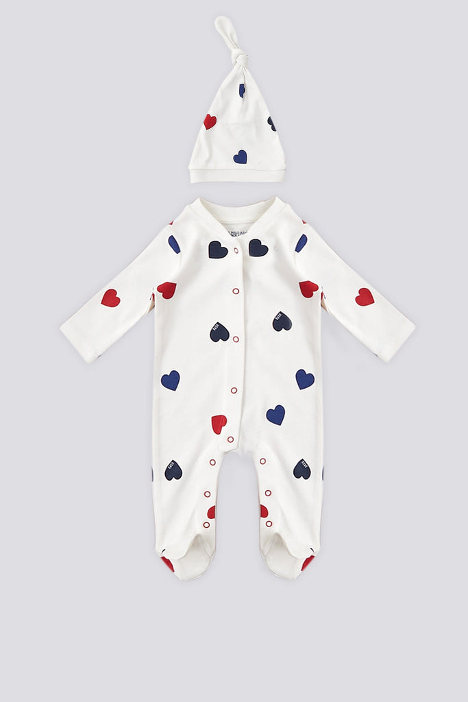 U.S. Polo Assn. bijeli set za bebe sa dodacima-[SKU]
