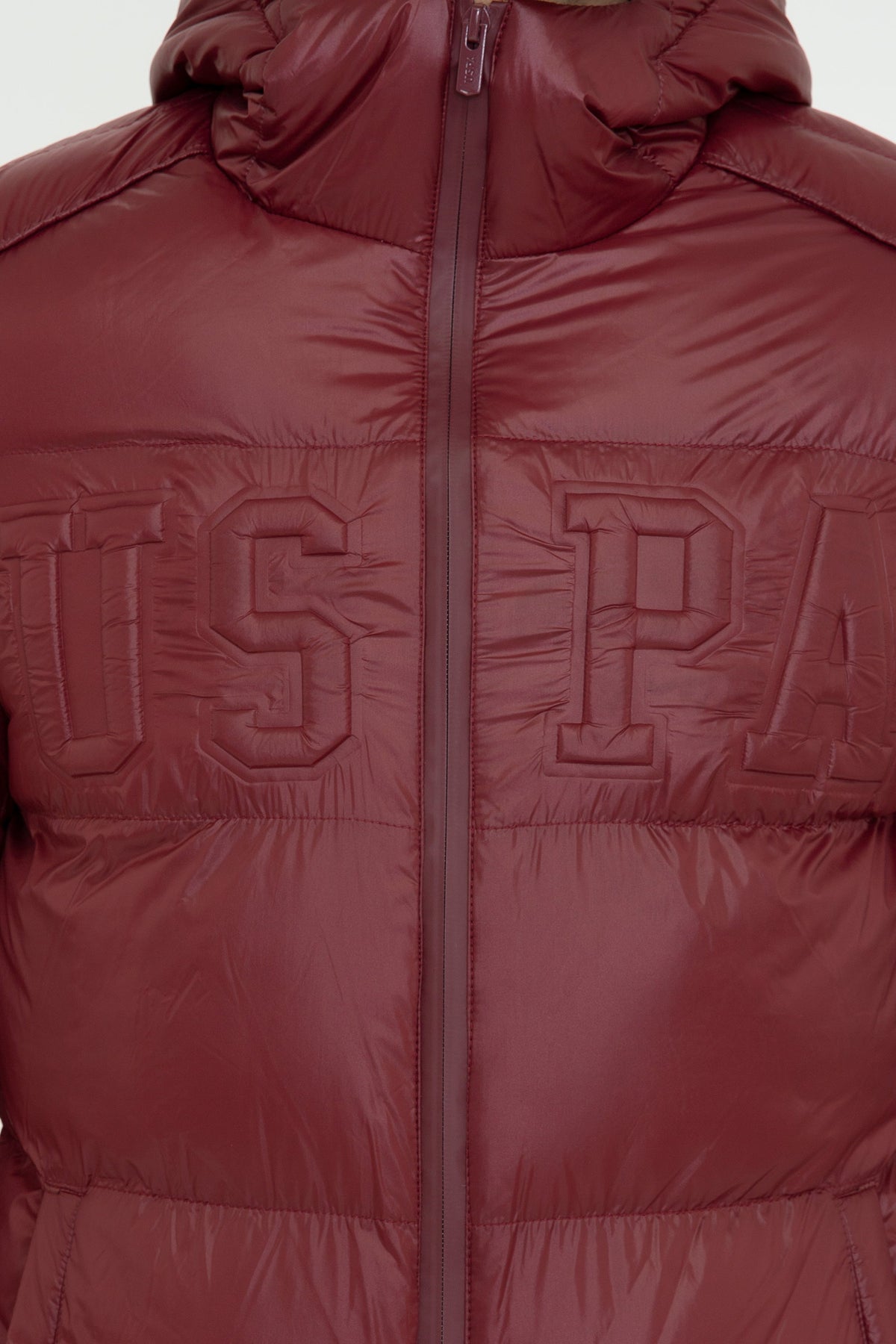 U.S. Polo Assn. bordo muška jakna s kapuljačom
