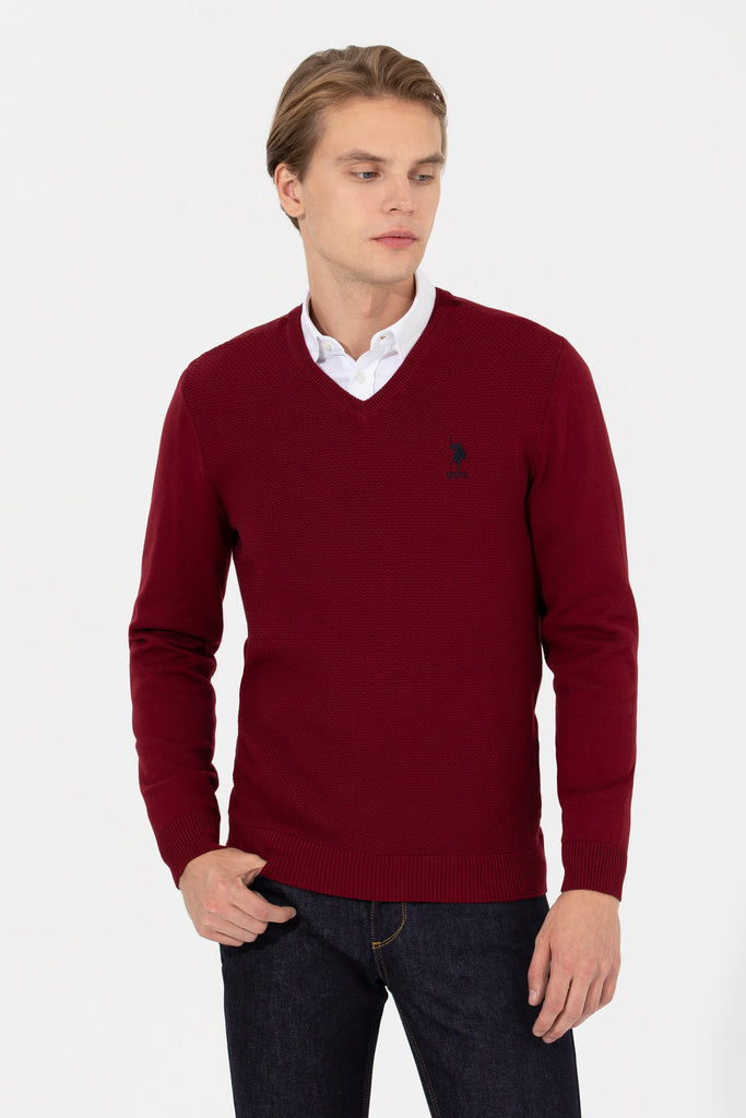 U.S. Polo Assn. bordo muški džemper (1259668VR014) 1