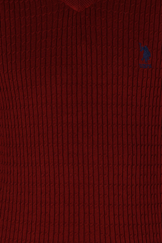 U.S. Polo Assn. bordo muški džemper (1259838VR014) 4