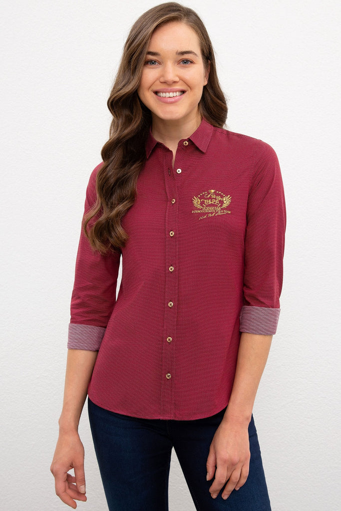 U.S. Polo Assn. bordo ženska košulja (1089591VR014) 1