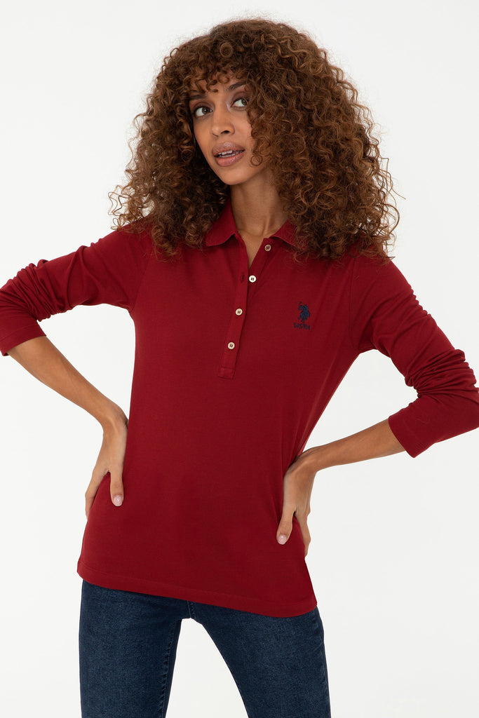 U.S. Polo Assn. bordo ženska polo majica (1255389VR030) 3
