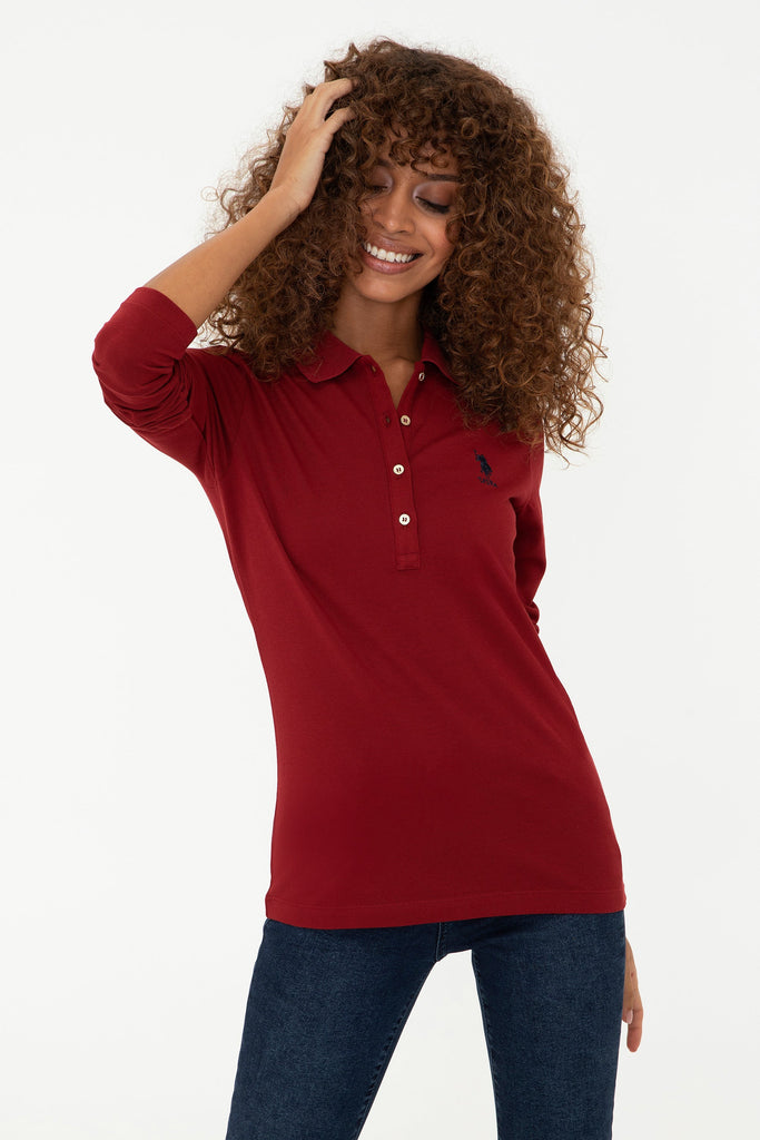 U.S. Polo Assn. bordo ženska polo majica (1255389VR030) 4