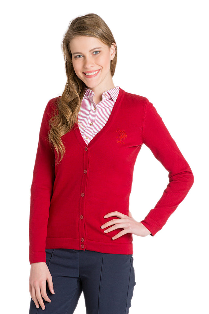 U.S. Polo Assn. bordo ženski džemper (352335KR0215) 3