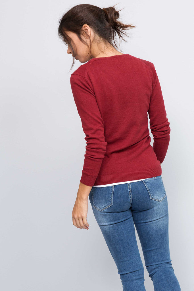 U.S. Polo Assn. bordo ženski džemper (494280VR014) 2