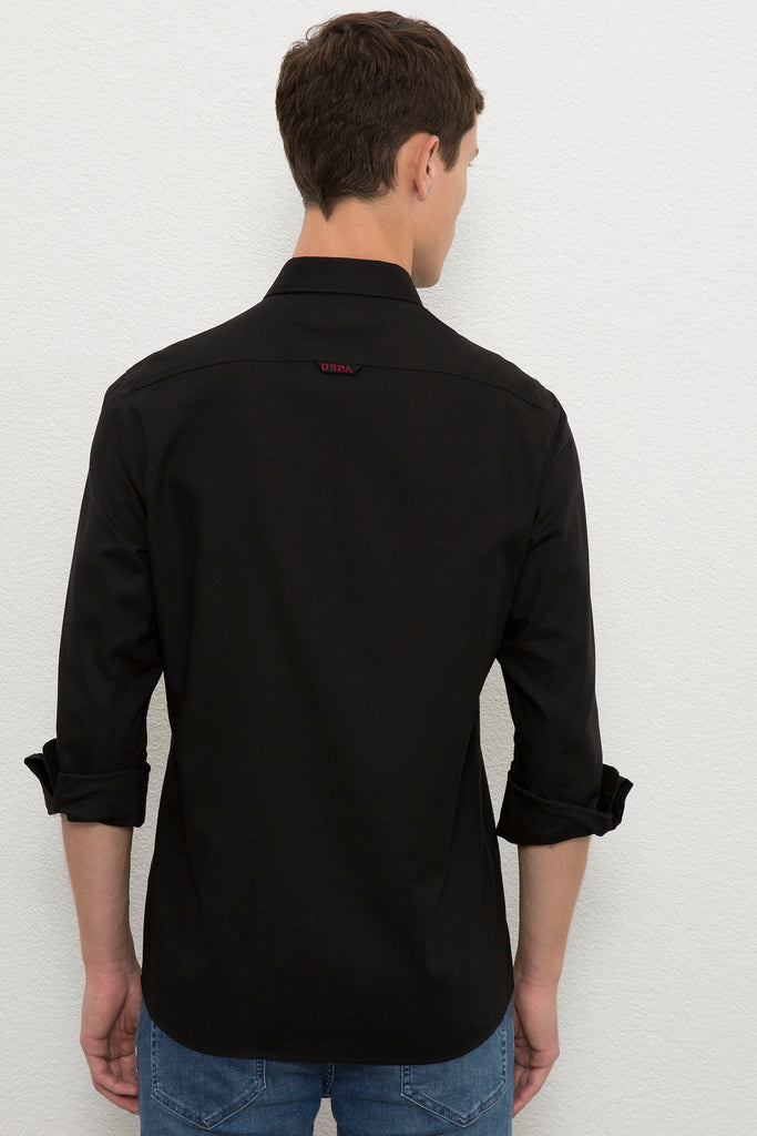 U.S. Polo Assn. crna muška košulja (1085902VR046) 2