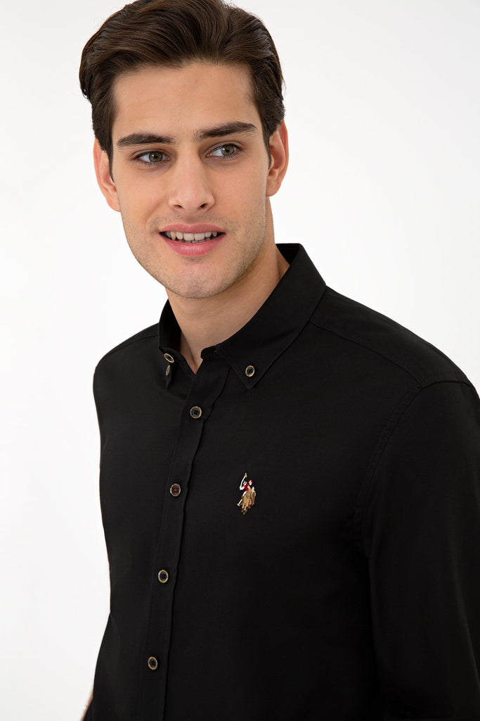 U.S. Polo Assn. crna muška košulja (1221910VR046) 2